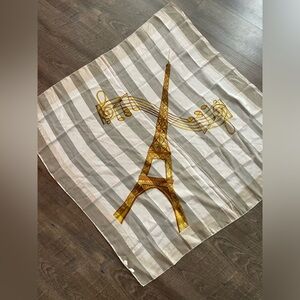 Eiffel Tower music scarf